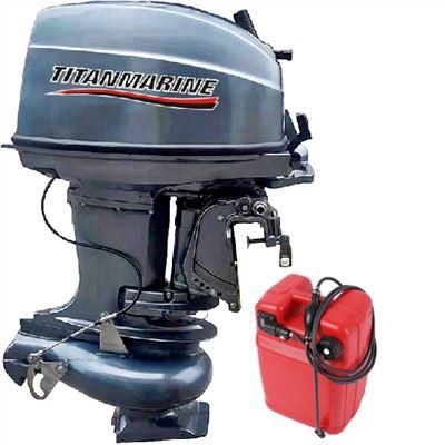제트 드라이브 선외 모터 2 스트로크 40hp 보트 엔진
